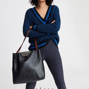 Rag and Bone Passenger Tote - Black Leather